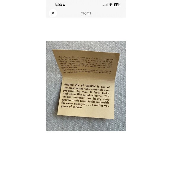 Vitronic Vitron Artic Ox Men’s Faux Leather Wallet vVntage 1980’s NEW - Picture 11 of 11